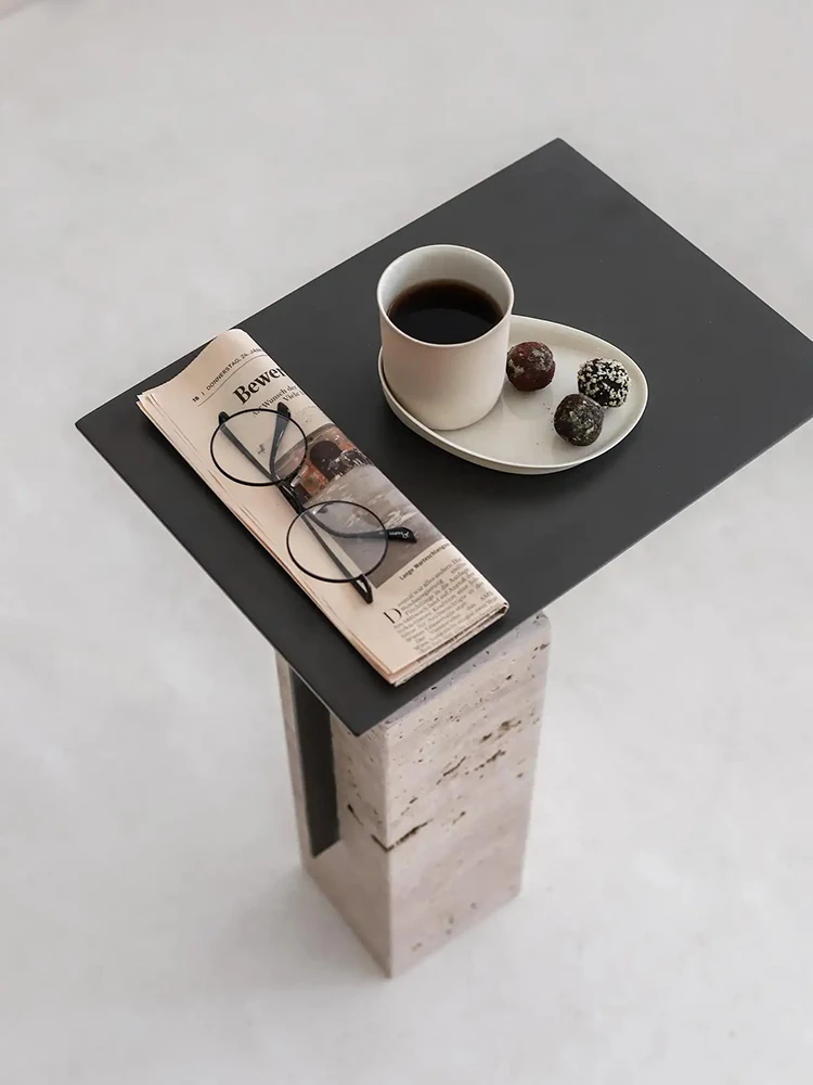 Nordic, living room sofa side table small coffee table