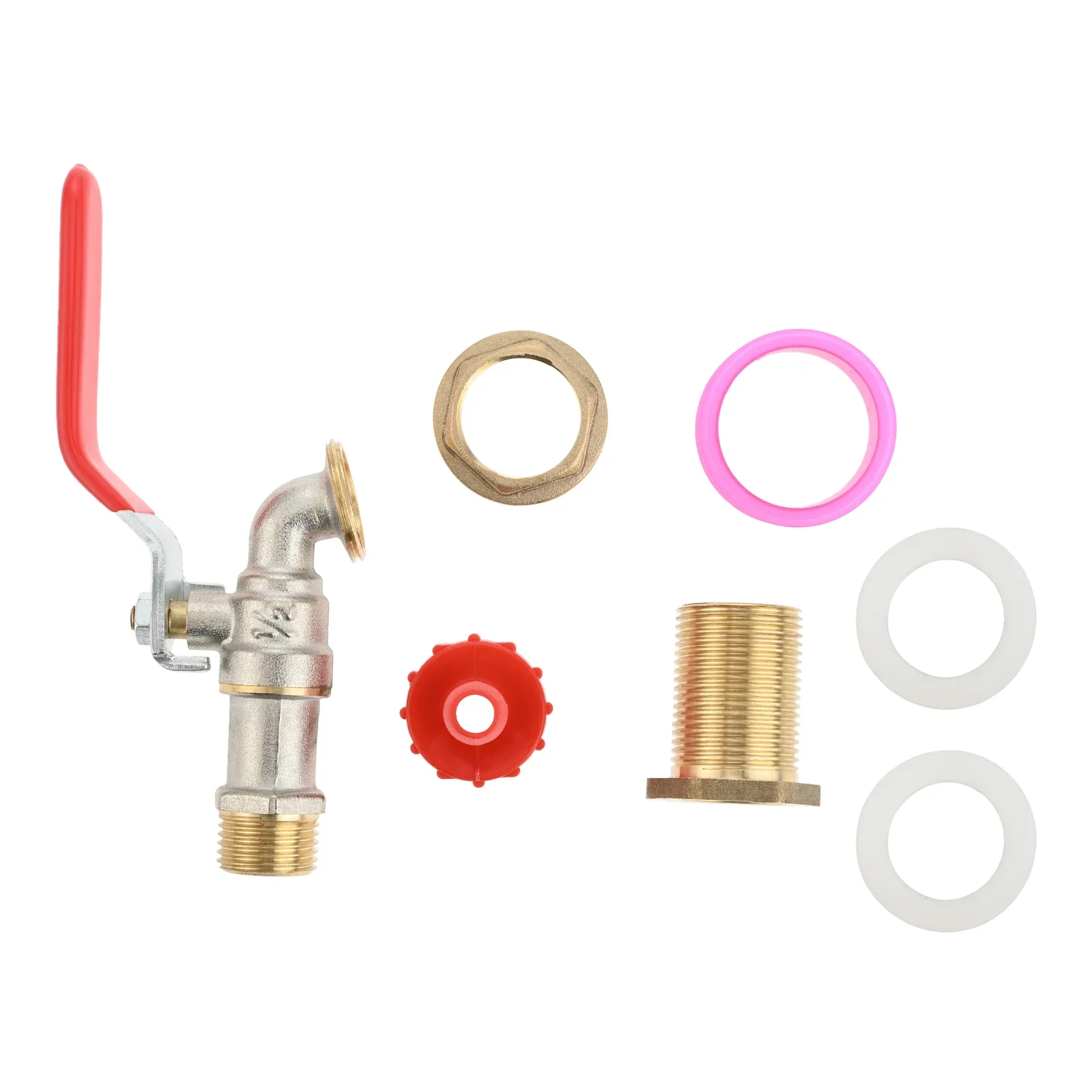 Rain Barrel Spigot Brass Diverter Faucet 3/4