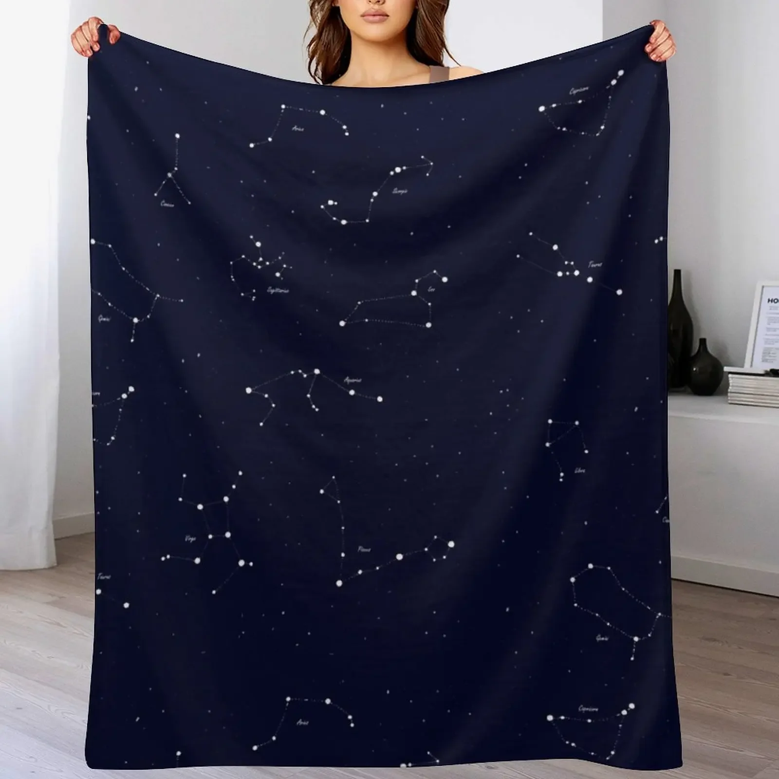 

Zodiac Constellations Throw Blanket Versatile Cozy Throw Blanket for All Occasions