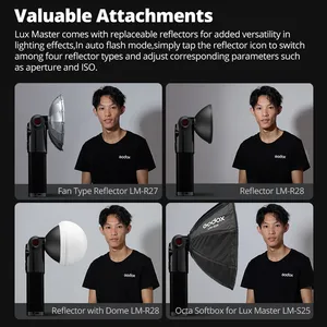 Godox Lux Master Flash Kamera Retro Portabel untuk Canon Sony Nikon Fuji Olympus Leica Pentax 8 flash retro penjualan terbaik - №