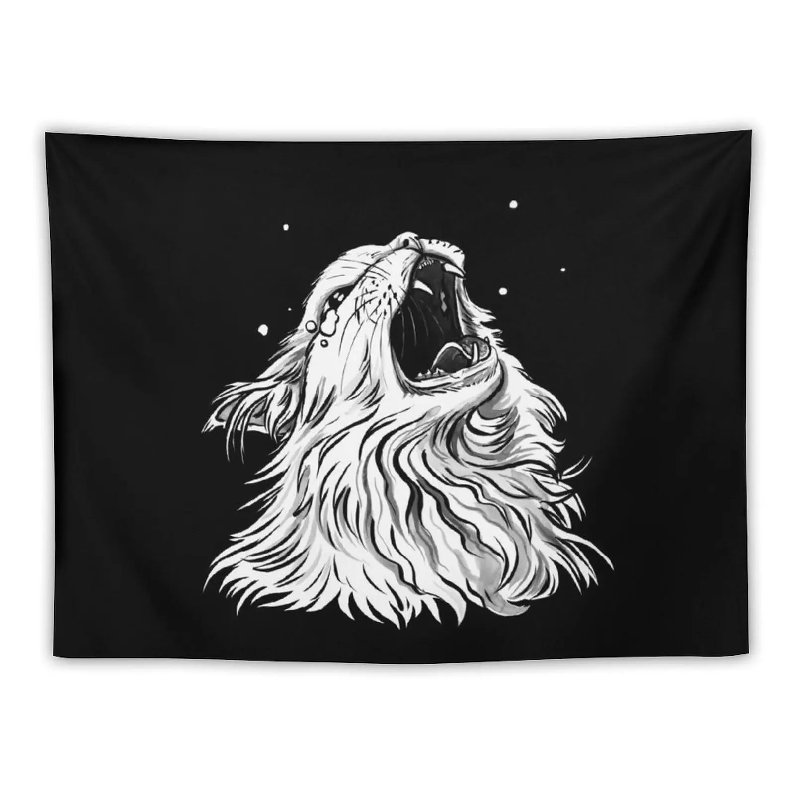 Colors/Black Screaming Thurston Meme Cat Tapestry Room Decorator Japanese Room Decor Room Decor Decor For Bedroom Tapestry