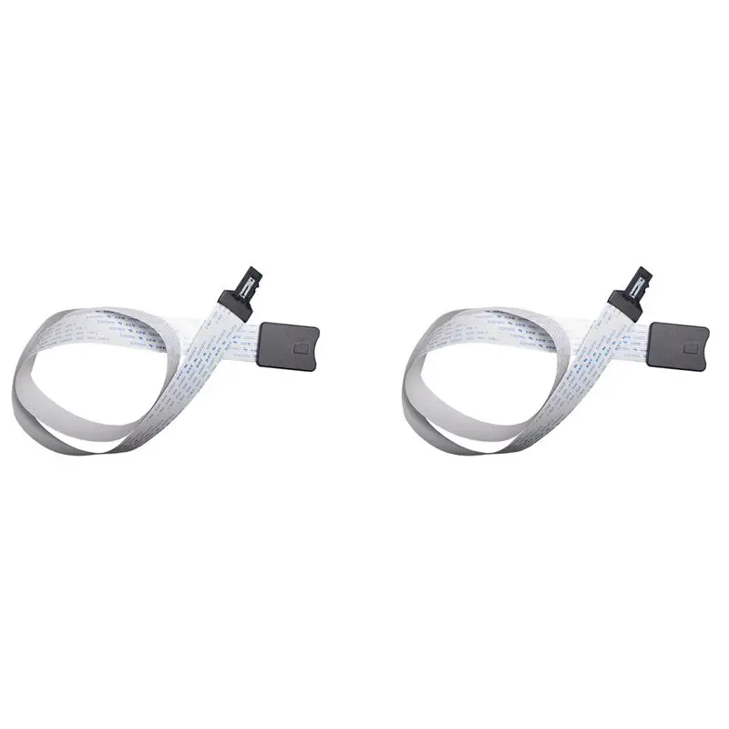 X64A-2Pcs 48CM TF To SD Memory Card Extension Cable Card Reader Extender TF Memory Card Extension Adapter Cable