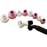 Tig Welding Nozzle Parts Alumina Ceramic Cups With Strainer Mesh