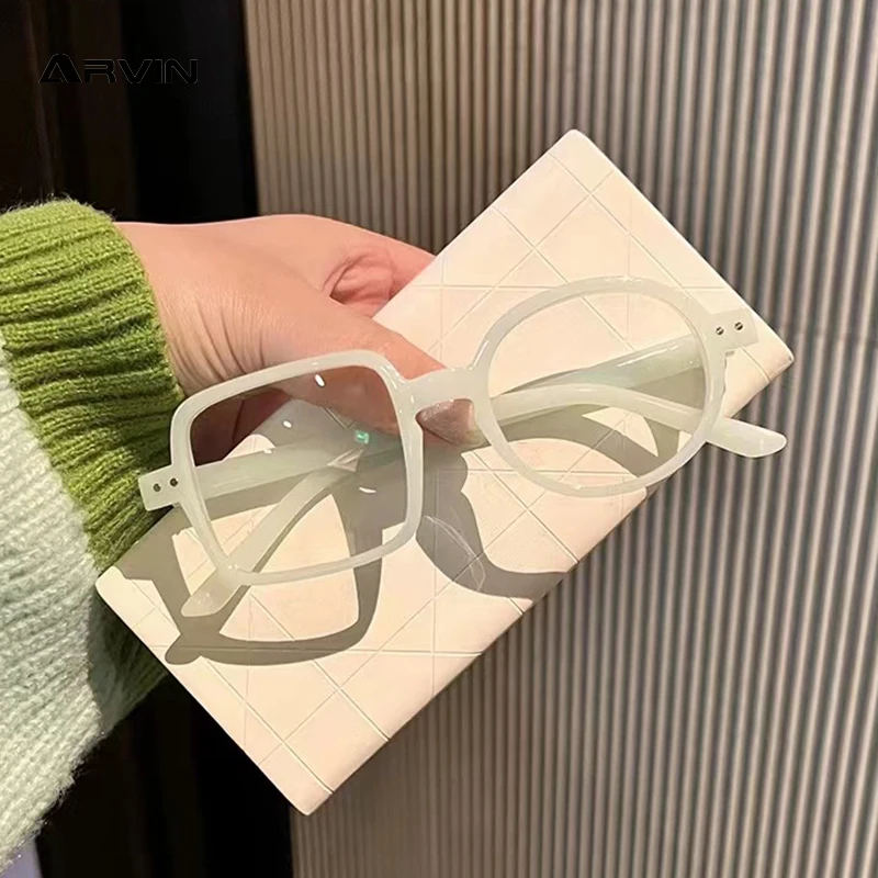 Retro Asymmetrical Square Round Glasses Frame Women Clear Lens Optical Prescription Man Women\'s Decorative Glasses