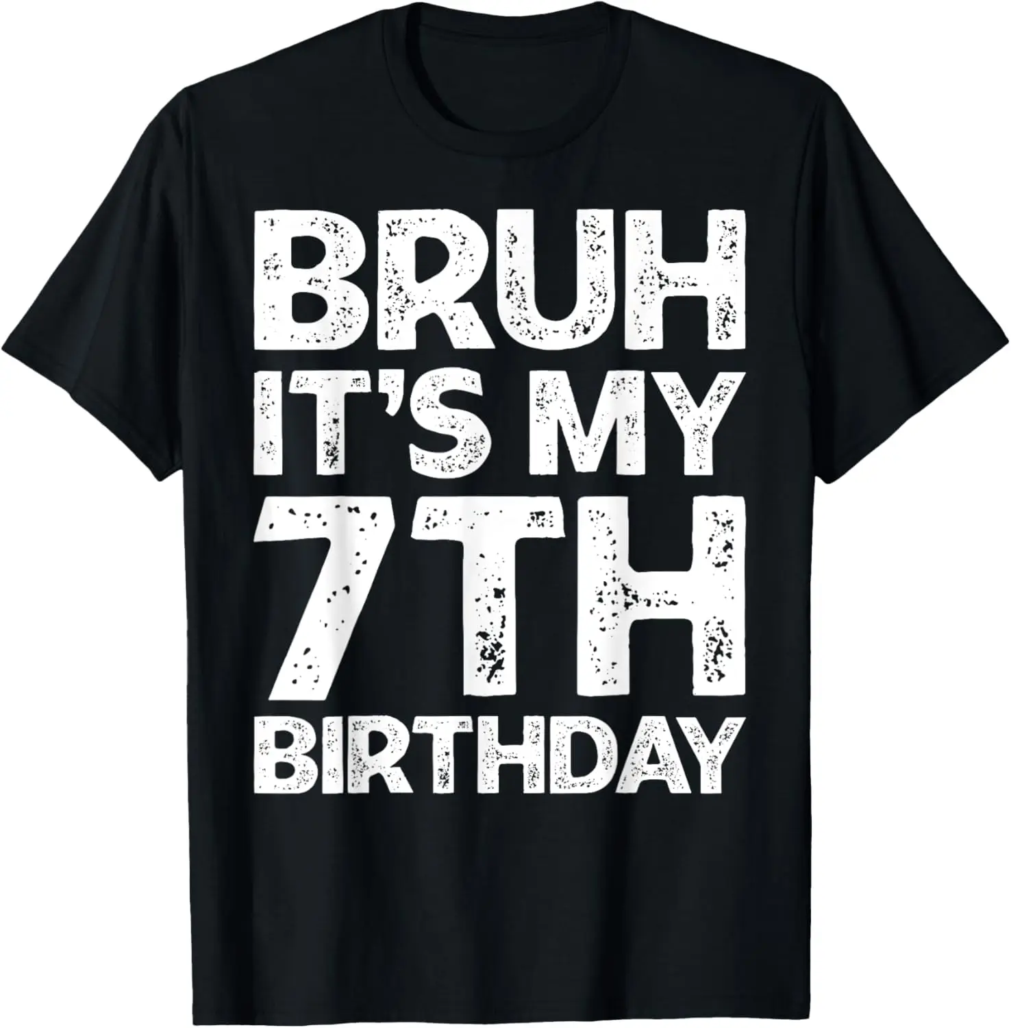 

Футболка Bruh It's My 7th Birthday Boy «Я 7-летний подарок на день рождения»