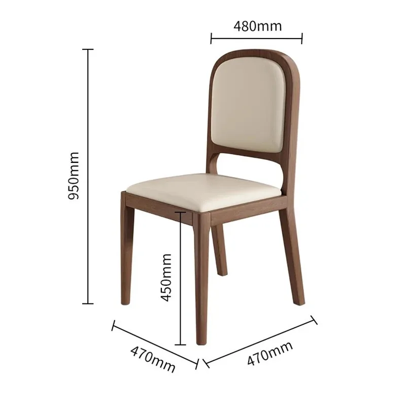 Comfortable Luxury Dining Chairs Modren Aesthetic Design Kitchen Dining Chair Conference Ergonomic Chaise Design Home Furniture