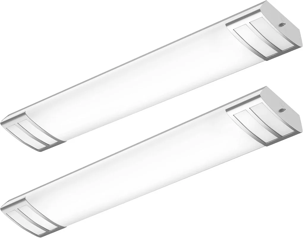 

4 фута светодиодные кухонные светильники для скрытого монтажа, 50 Вт, 5600 лм, 1–10 В с регулируемой яркостью, 4000 К, 4-футовые светодиодные кухонные светильники Cei