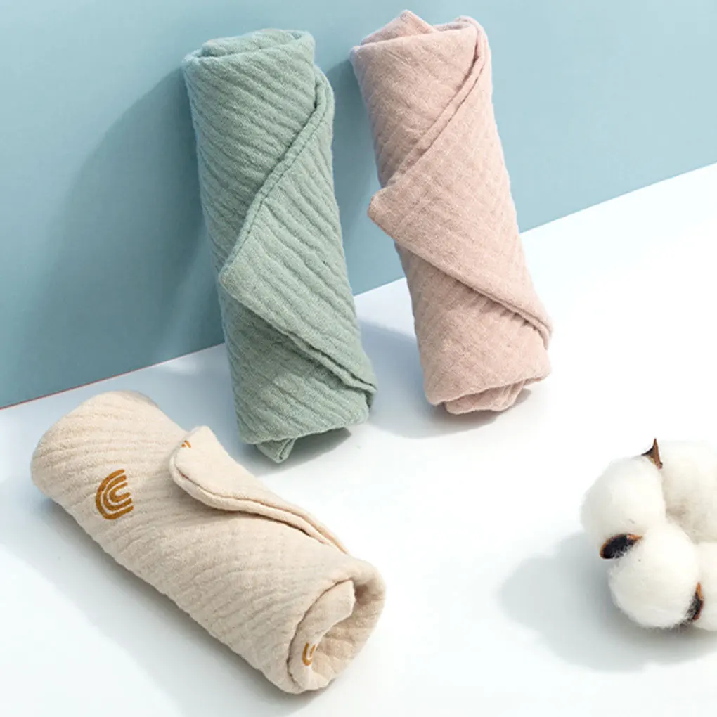 5 pezzi panno per il viso in cotone per bambini morbido cotone e lino assorbenti asciugamani per bambini mussola quadrati asciugamano per neonato panno per ruttino set quadrato
