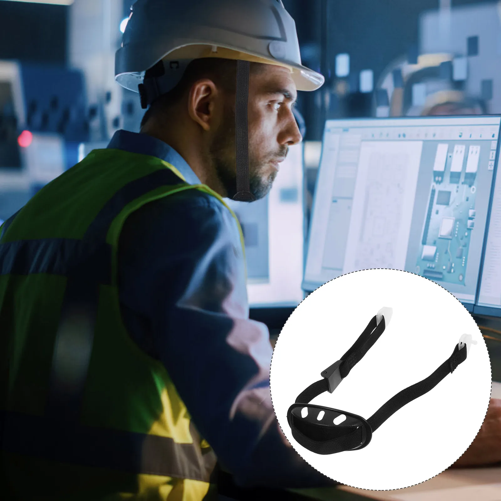 Universal Hard Hat Chin Strap Adjustable Plastic Safety Accessories Comfortable Construction Protection