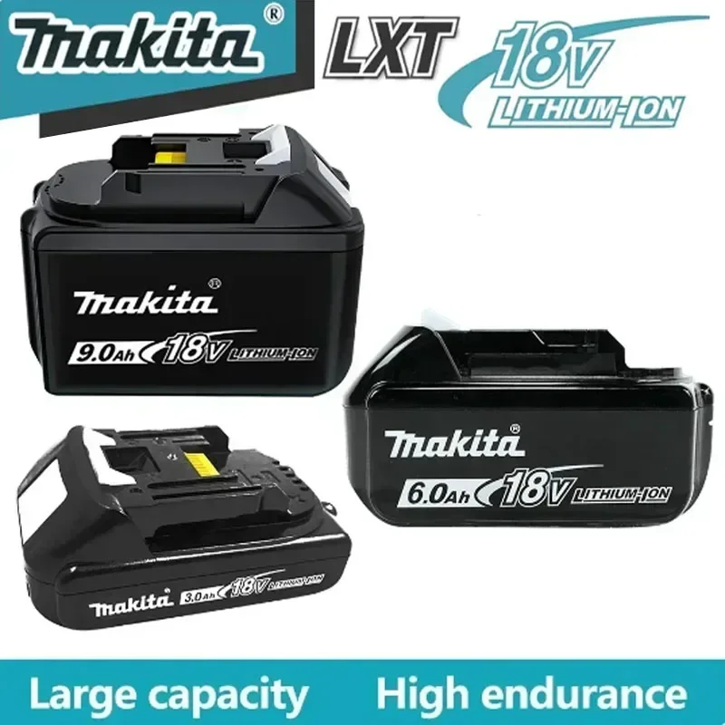 for Makita 18V Battery 6Ah Rechargeable Power Tools Battery 18V makita with LED Li-ion Replacement LXT BL1860B BL1860 BL1850