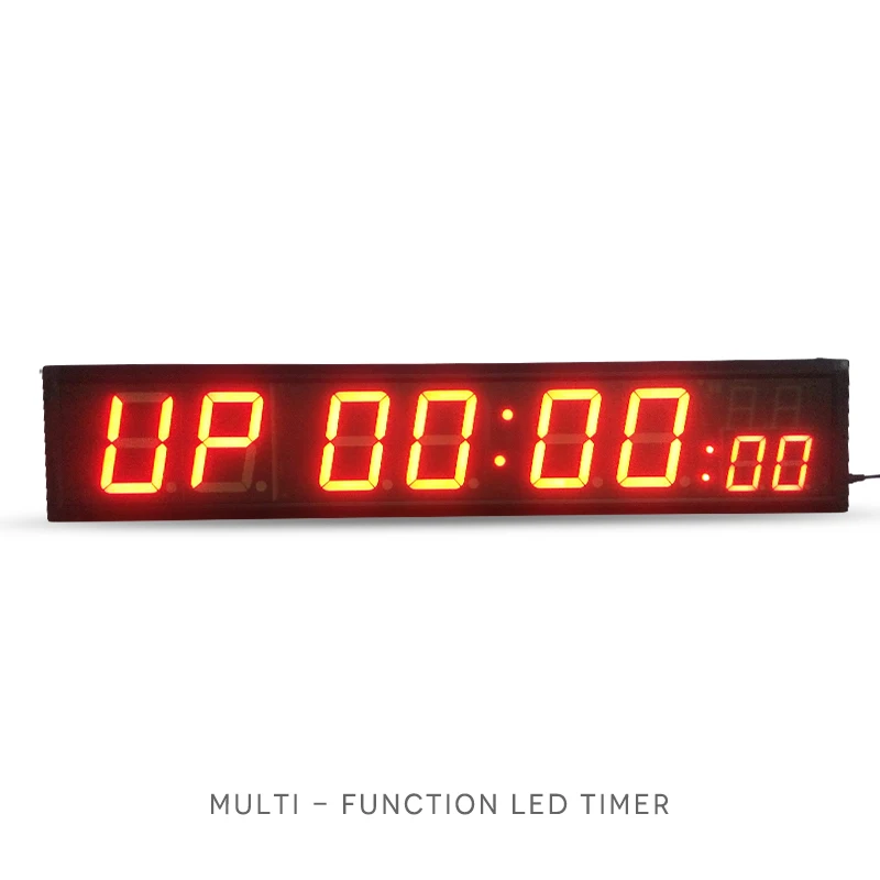 Led Remote Digital Timer Alarm Clock HIT8-4(8R) LED Countdown Multi-functional Sport Training 4 Inch 8 Digits Red Indoor SDK 5kg