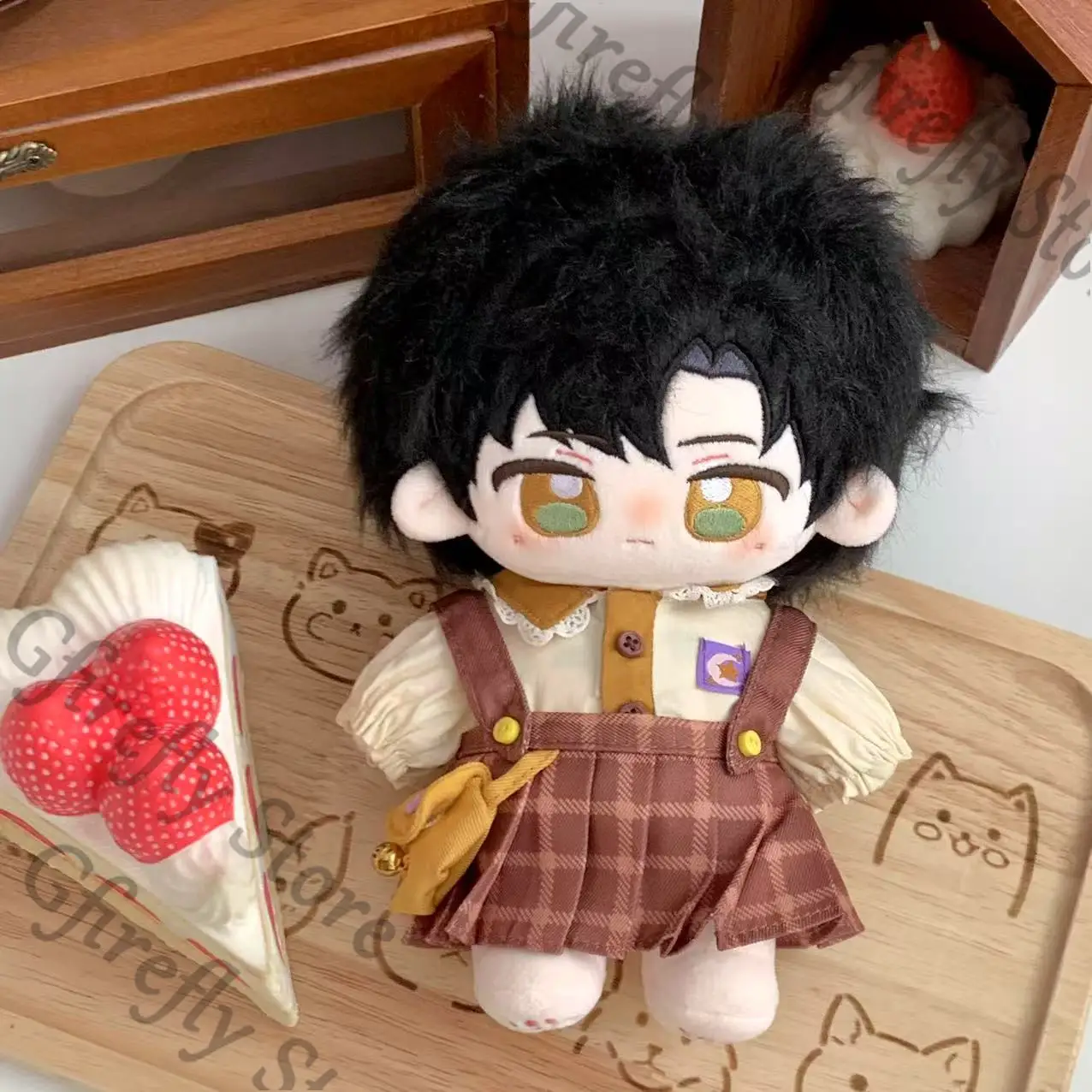 20 سنتيمتر القطن Maumet يرتدي ساحر الملابس دمية الملابس تأثيري الزي معطف رائعتين الحلي عيد الميلاد الحاضر