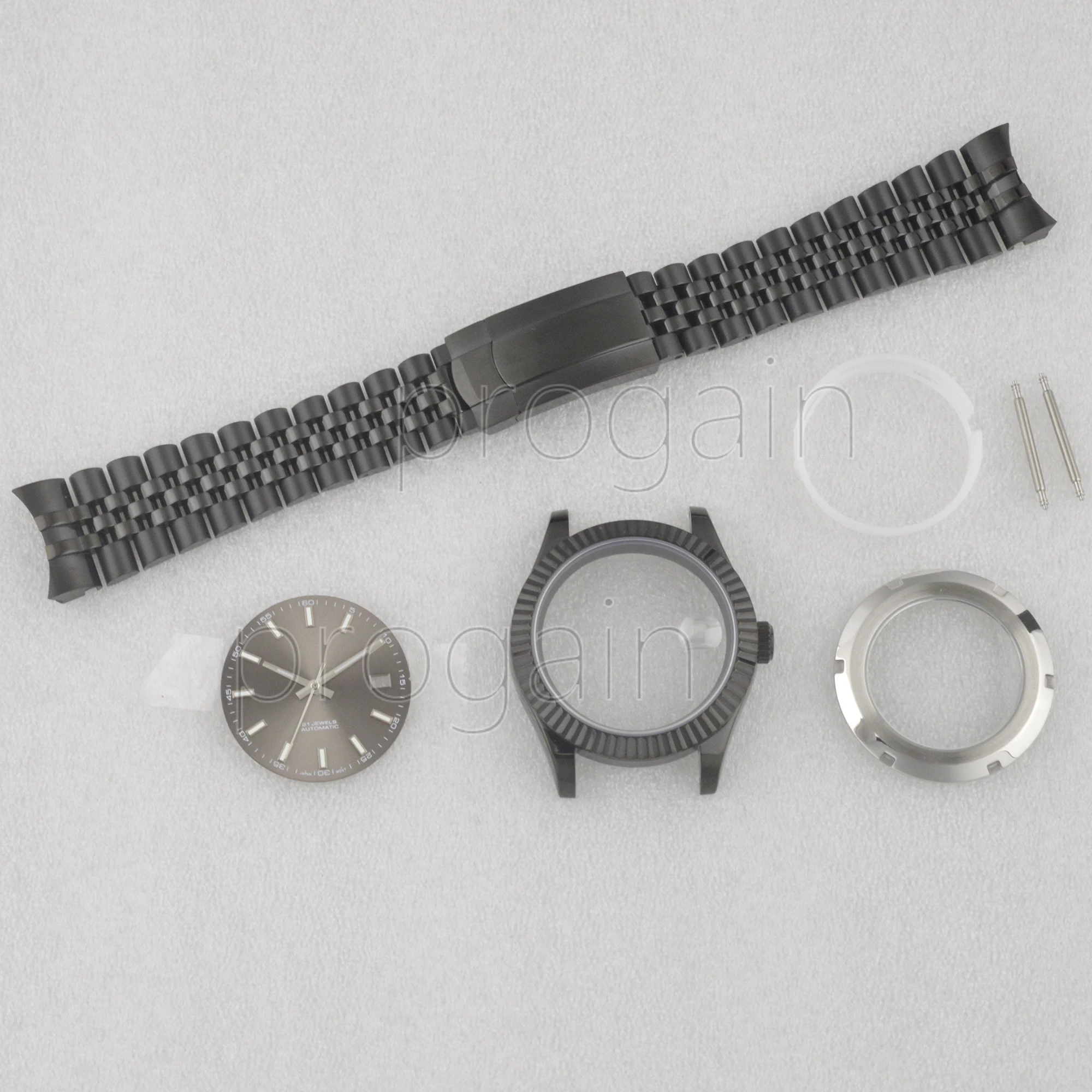 

41MM for Datejust NH35 Case 31MM Watch Dial Strap Luminous Hands Pointers Waterproof Watch Parts for NH36 Movement Replacements