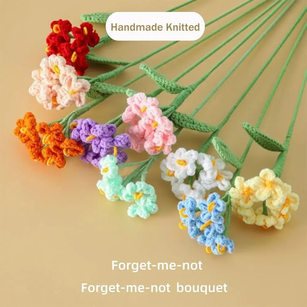 Simulated Flower 3D Flower Bookmark Flower Book Clip Book Paginator Handmade Knitted Book Clip Book Page Marker Weaved