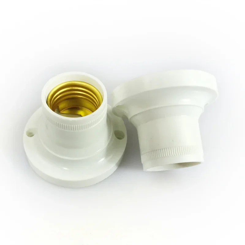 

Стандартный патрон для лампы E27/E26, основание из огнестойкого материала PBT, чистая латунь