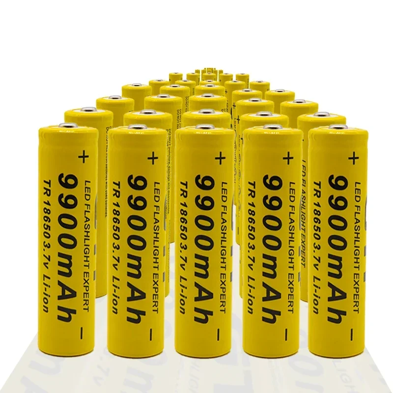 2023 Original 18650 battery 3.7V 9900mAh rechargeable lithium ion battery for LED flashlight hot new high quality batteries NEW