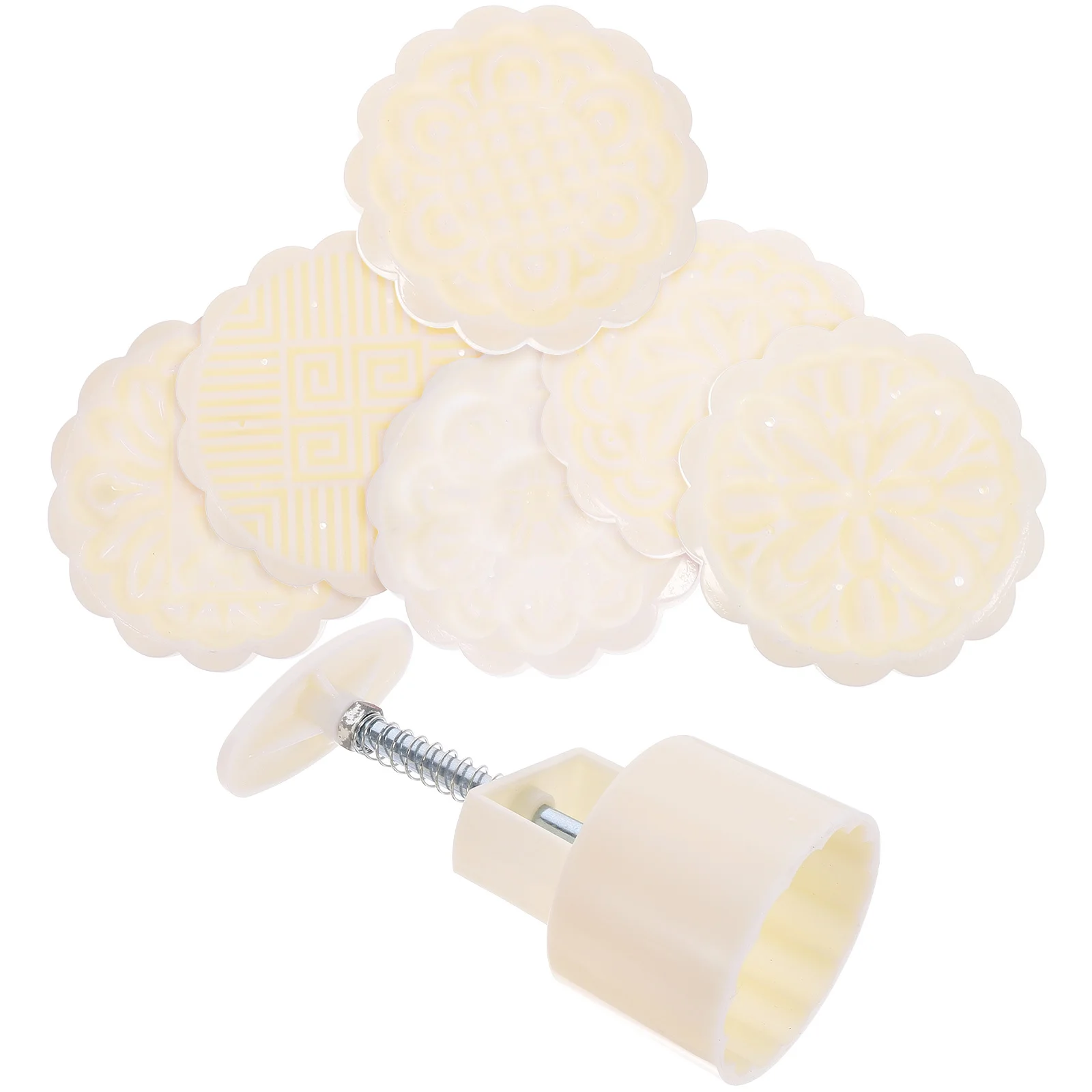 

1Set Moon Cake Mold Hand Press Flower Shape Nonstick Baking Tool for DIY Pastries Cookies Baking Accessories