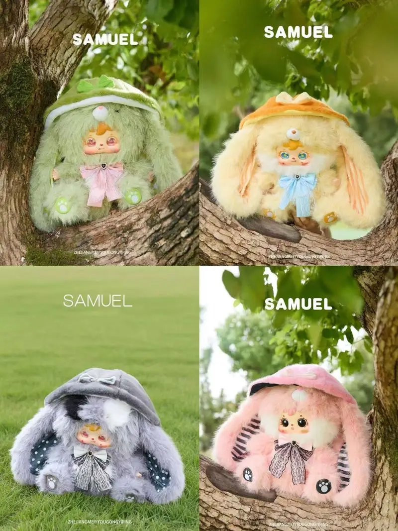 Samuel Velvet Ear Fairy Traces 800% Big Doll Series Blind Box Girls Cute Bedroom Ornament Plush Exquisite Doll Christmas Gifts