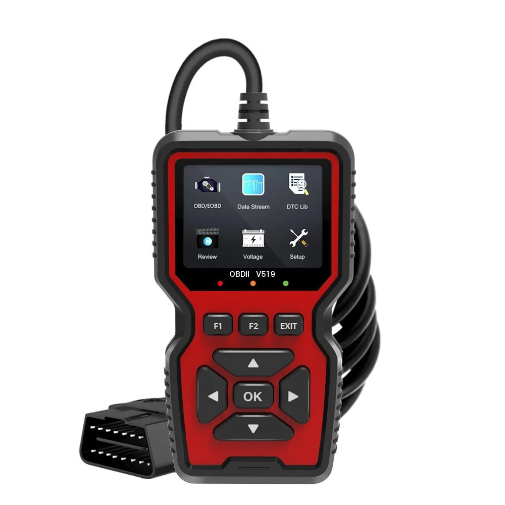 

Cross-border V519 obd car detector, code reading card, battery detection and decoding instrument obd2 car diagnostic instrument