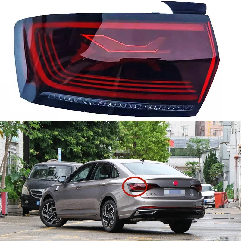 For Volkswagen VW Jetta (Sagitar) 2023 Car Accessories LED Rear Outside Tail Light Assembly Stop Lights Parking Lamp Rear lamp