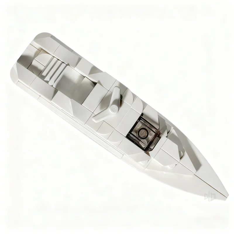 129개 MOC 보트 마이크로 요트 모델 블록 조립 크리스마스 선물 DIY 조립 창의적 교육 블록 장난감 아이디어