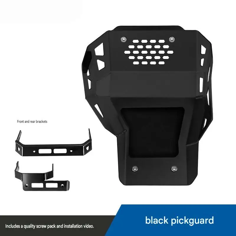 For Benelli TRK552 Honeycomb Vent Magnesium Aluminum Alloy Chassis Skid Armor Anti-Scratch Engine Bottom Protector