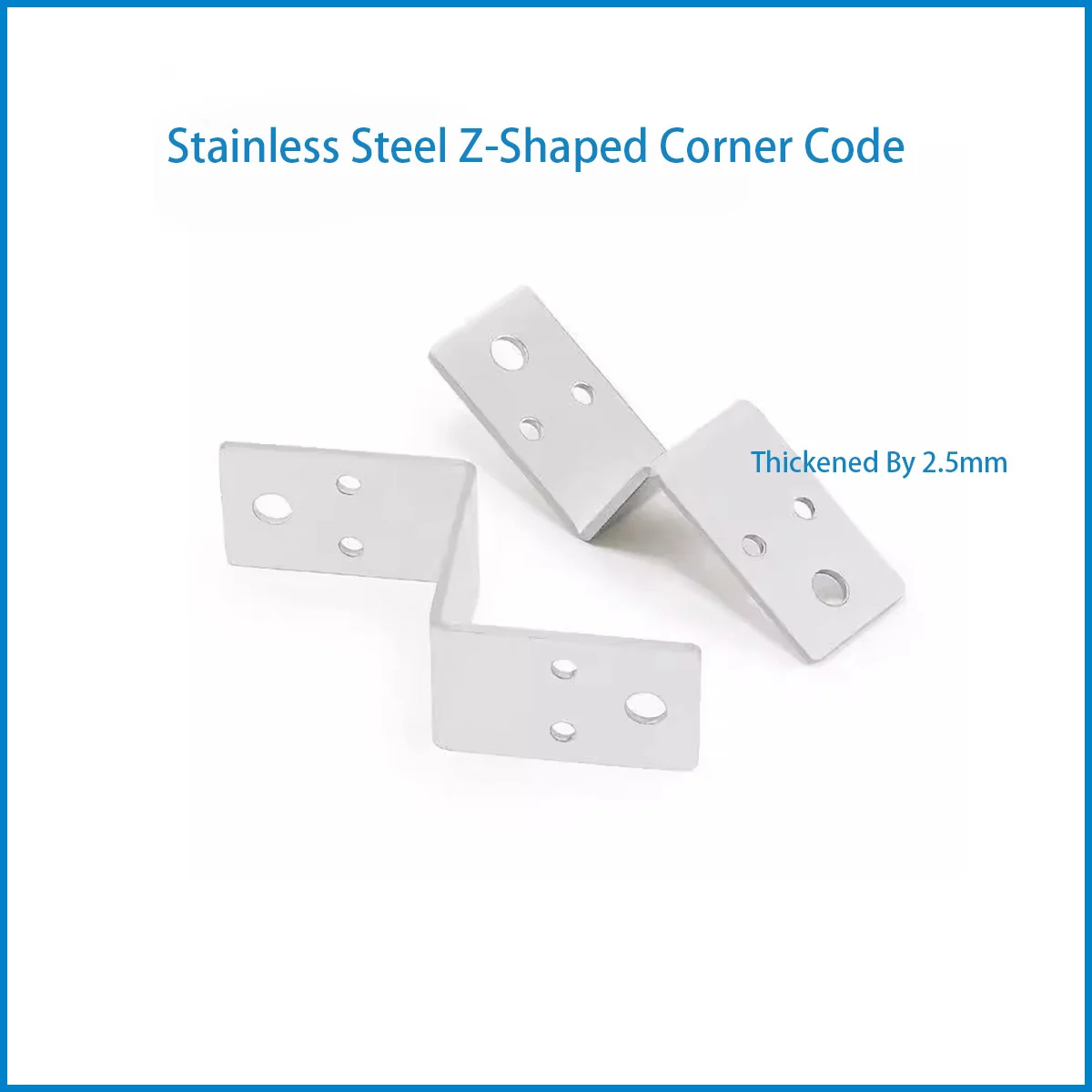 Stainless Steel Thickened Z-Shaped Corner Code/Layer Board Bracket Cabinet Load-Bearing Accessories/Corner Code Connectors