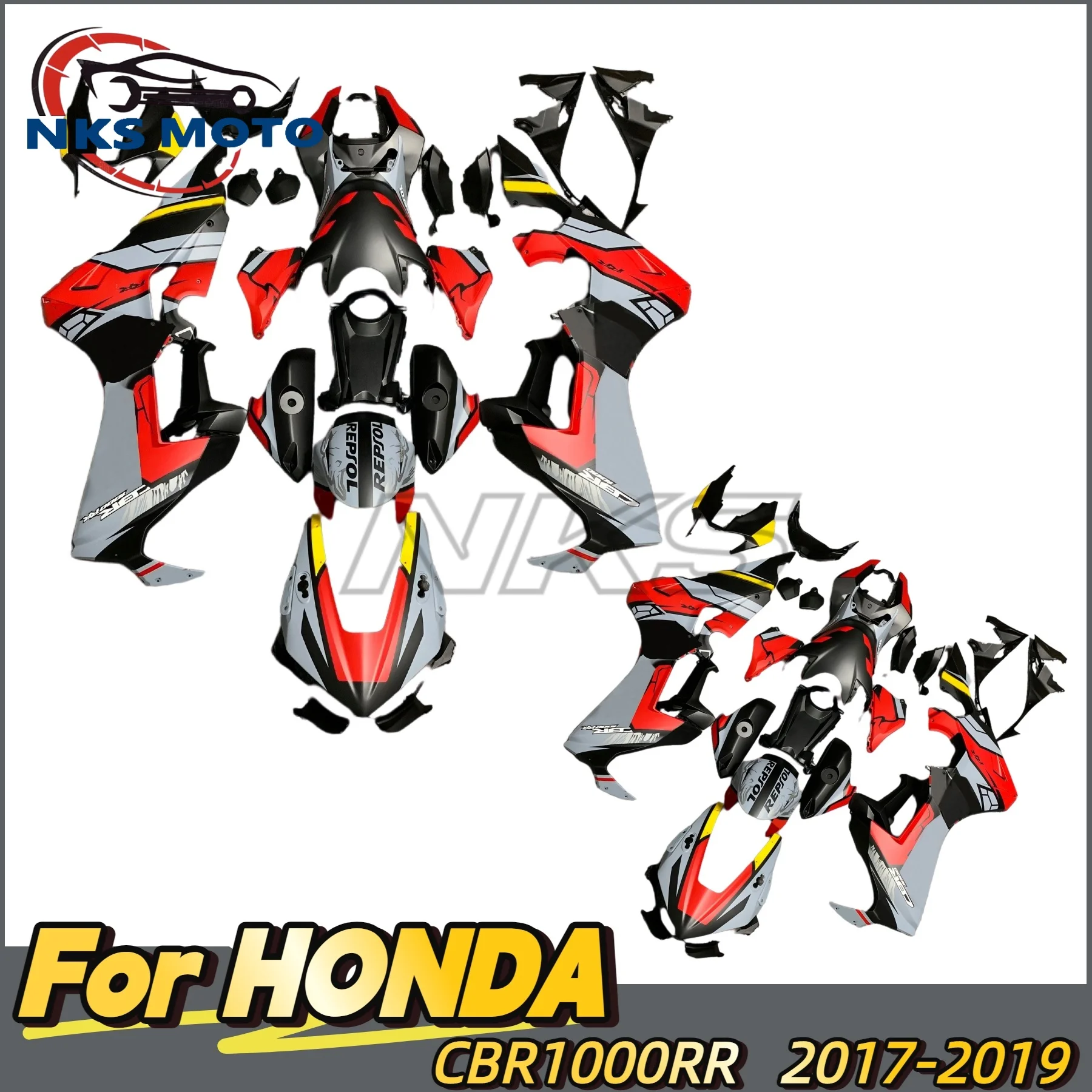 

New ABS Plastic Fairing For HONDA Motorcycle CBR1000RR 2017 2018 2019 CBR1000 17 18 19 Fairing