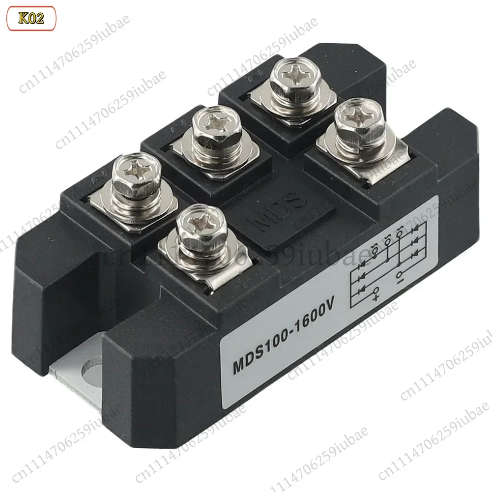BK MDS 100A 1600V 3‑Phase Rectifier Bridge Module 5 Terminals For Wind Turbine Generator No‑Break Controller Regulator Parts