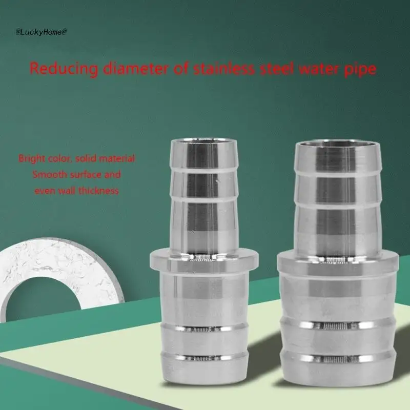 Aquarium Water Pipe Connector Easy to Use Stainless Steel Joint Inlet Outlet Tube Hose Adapter for Fish Tanks Filter