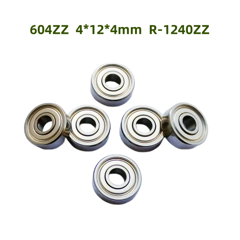 miniature bearing 604ZZ 4*12*4mm R-1240ZZ deep groove ball bearing 604Z 604 -2Z 4x12x4 mm