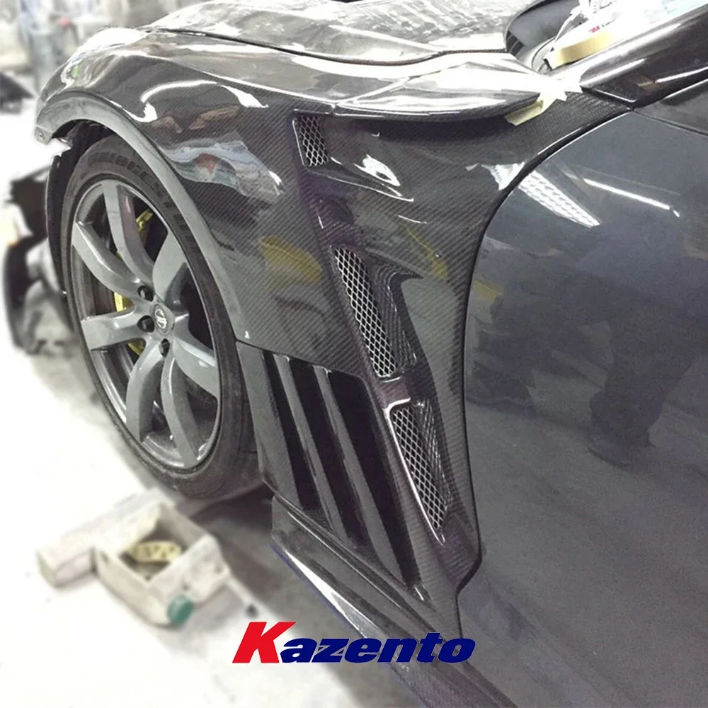 

Epa Front Fender With Louver Fin (Inc 6 Fins, Side Maker Use F51 Fuga) Carbon Fiber For Nissan Gtr R35