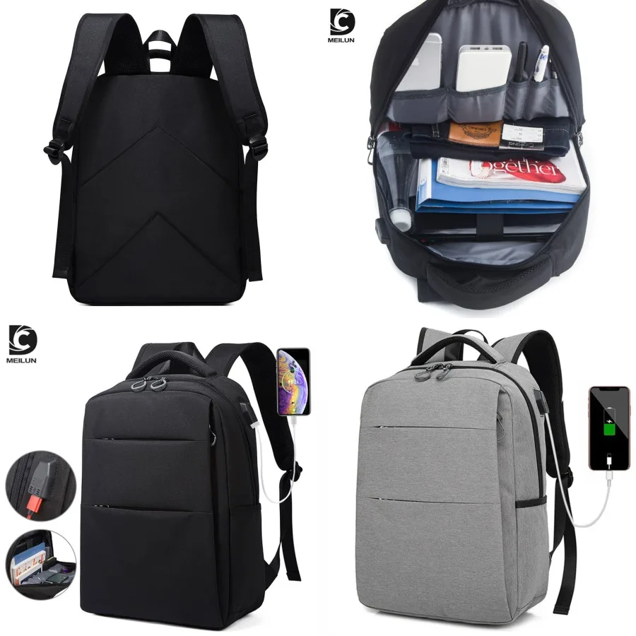 

【New style】DC business backpack men's shoulders Korean trend travel bag casual female students 'schoolbag simple and fashionabl