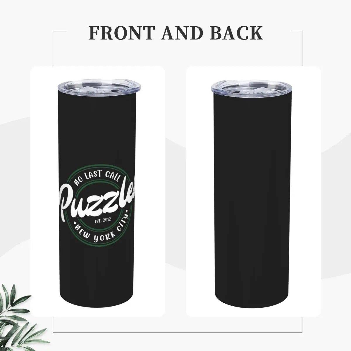 No Last Call! Stainless Steel Tumbler Vacuum Insulated Mug Thermal Cold Cups Straws With Lid 20oz