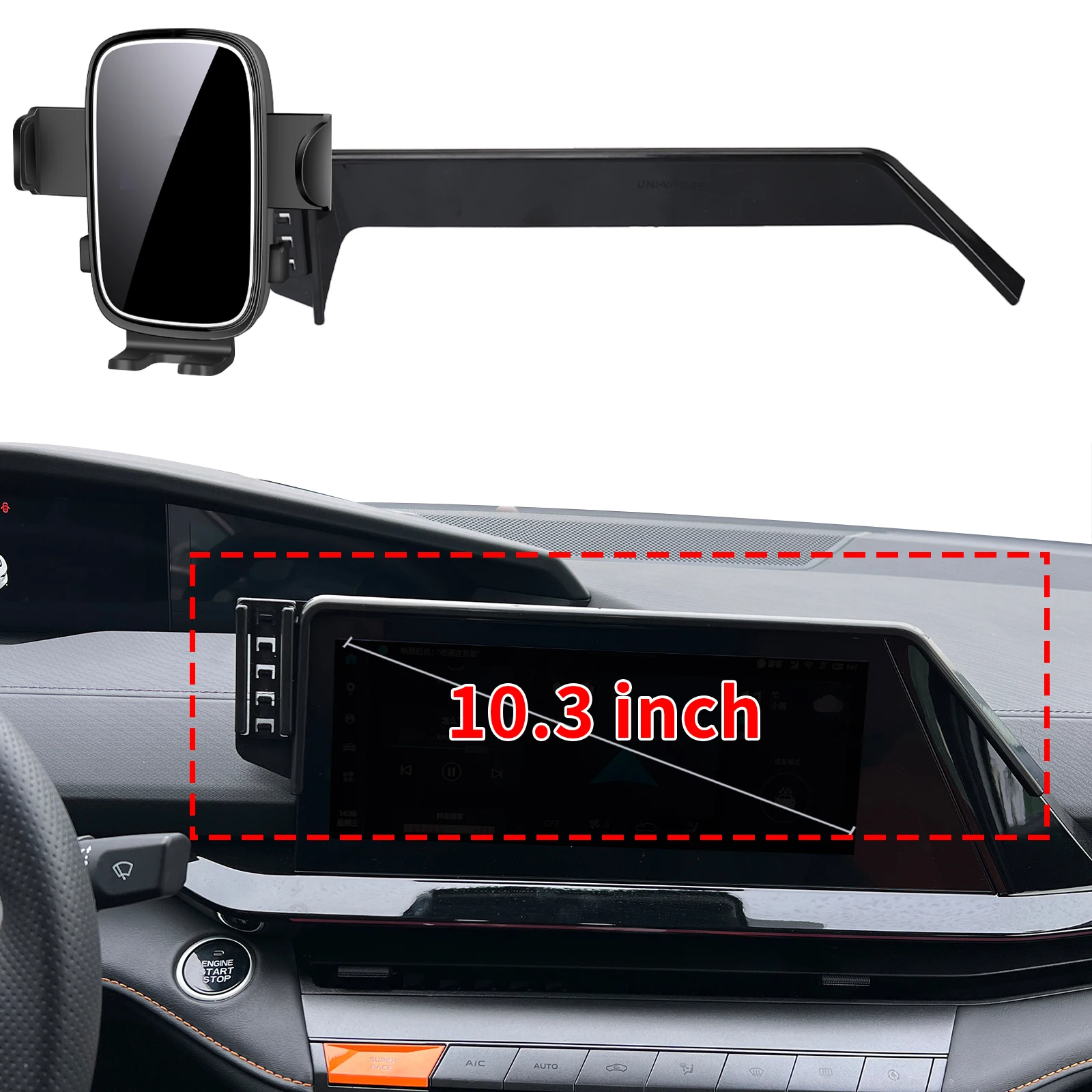 

fit for Chang UNI-V UNIV 2022 2023 2024 Custom Fit Phone Holder Mount Dashboard Screen Base No Drill Car​​ accessoires