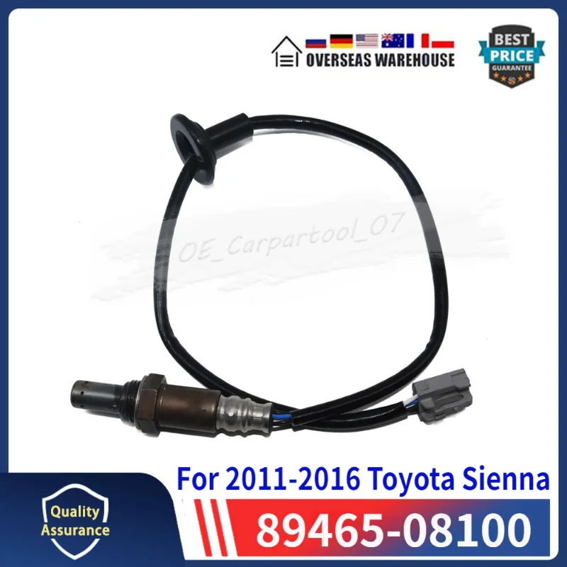 

89465-08100 For 2011 2012 2013 2014 2015 2016 Toyota Sienna Oxygen O2 Sensor 1PCS 234-4539 89465-08140