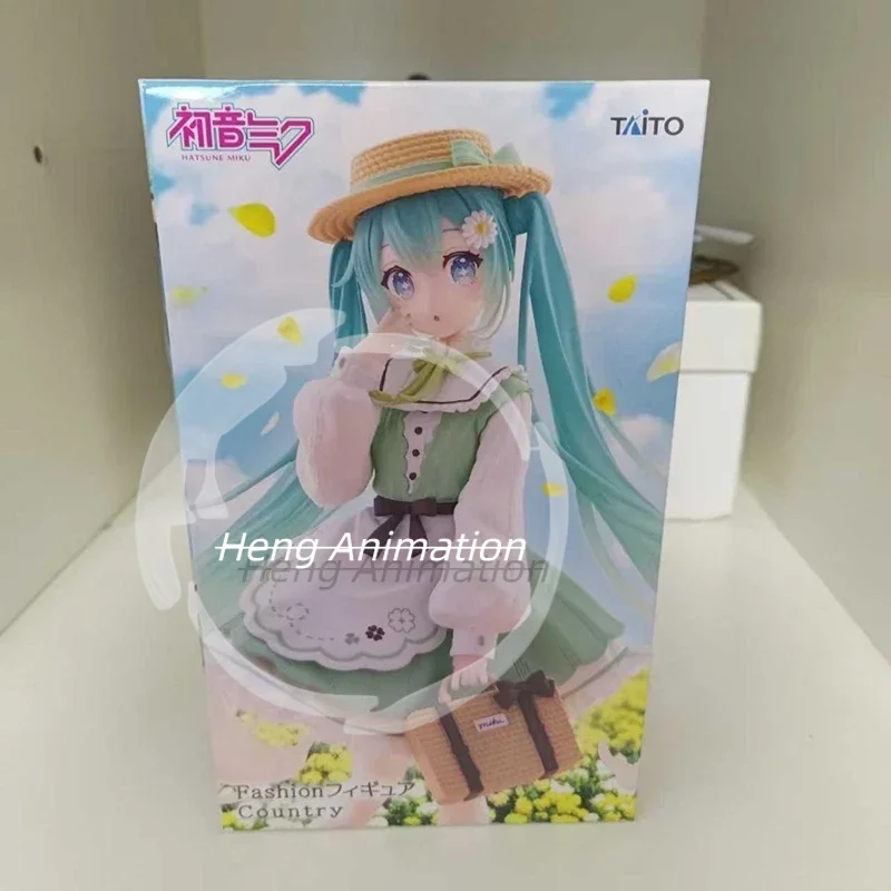 Disponibile TAiTO Hatsune Miku Fashion Figure Country Ver. Giocattolo da collezione di modelli di action figure anime in PVC 18 cm