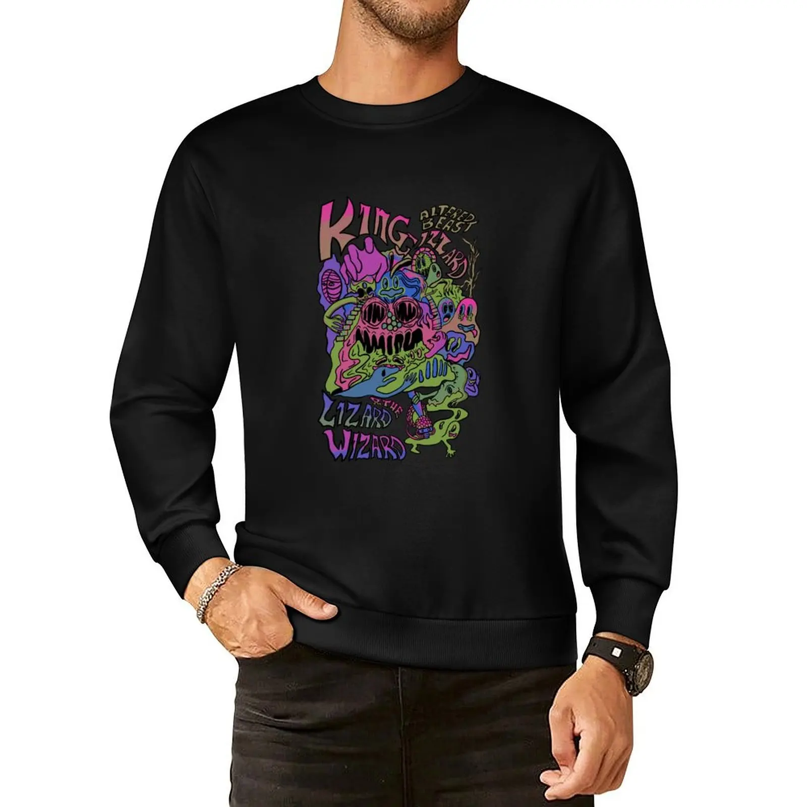 

King Gizzard and The Lizard Wizard - Altered Beast Pullover Hoodie men's coat anime clothing hooded shirt aesthetic sweatshirts