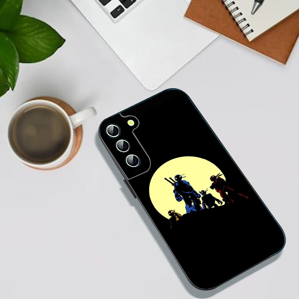 Teenage Mutant N-Ninja T-Turtles Phone Case For Samsung Galaxy A52 A12 A51 S21 Edge S22ULTRA S23 S20LITE Plus Ultra Black Cover