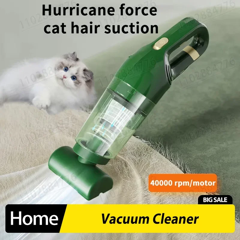 

Vacuum Cleaner Household Small Wireless Charging Large Suction Power Powerful Hand-held Pet Cat Hair Carpet Bed Sofa Cleaner