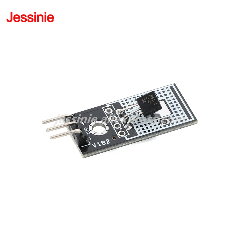 1-5pcs LM35DZ DC 4V-30V High Voltage Analog Temperature Sensor Module Smart Car Compatible for Arduino New Original Chip