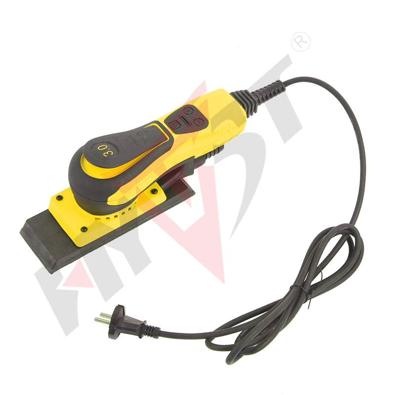 HYVST Electric Square Brushless Random Orbital Sander Corded concrete Orbital grinder for Woodworking Drywall Sanding Polishing