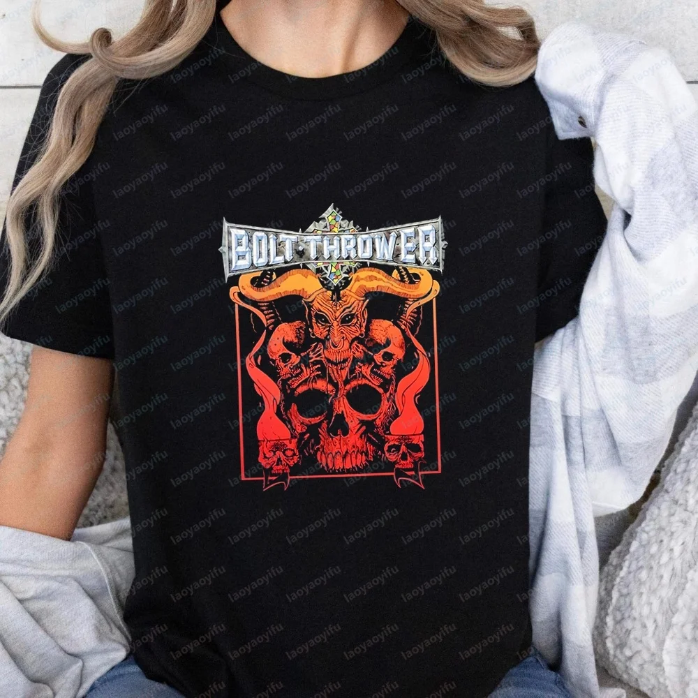 Bolt Thrower Printed T-shirt - A Casual Trendy Short-sleeved Shirt Suitable for Both Men and Women, A Comfortable T-shirt view 3