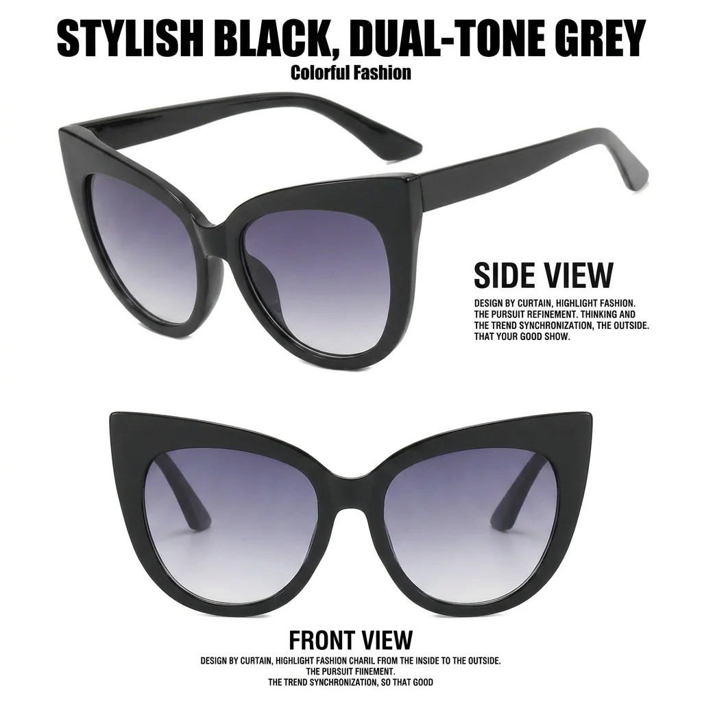 Montures de lunettes surdimens - Sunglasses Cat Eye avis et prix