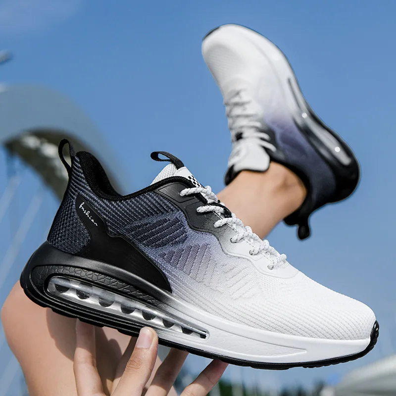 ONEMIX 2025 احذية الجري الرجالية وسادة هوائية الرياضة في الهواء الطلق الركض حجم كبير 39-48 أحذية مريحة للتنفس #6