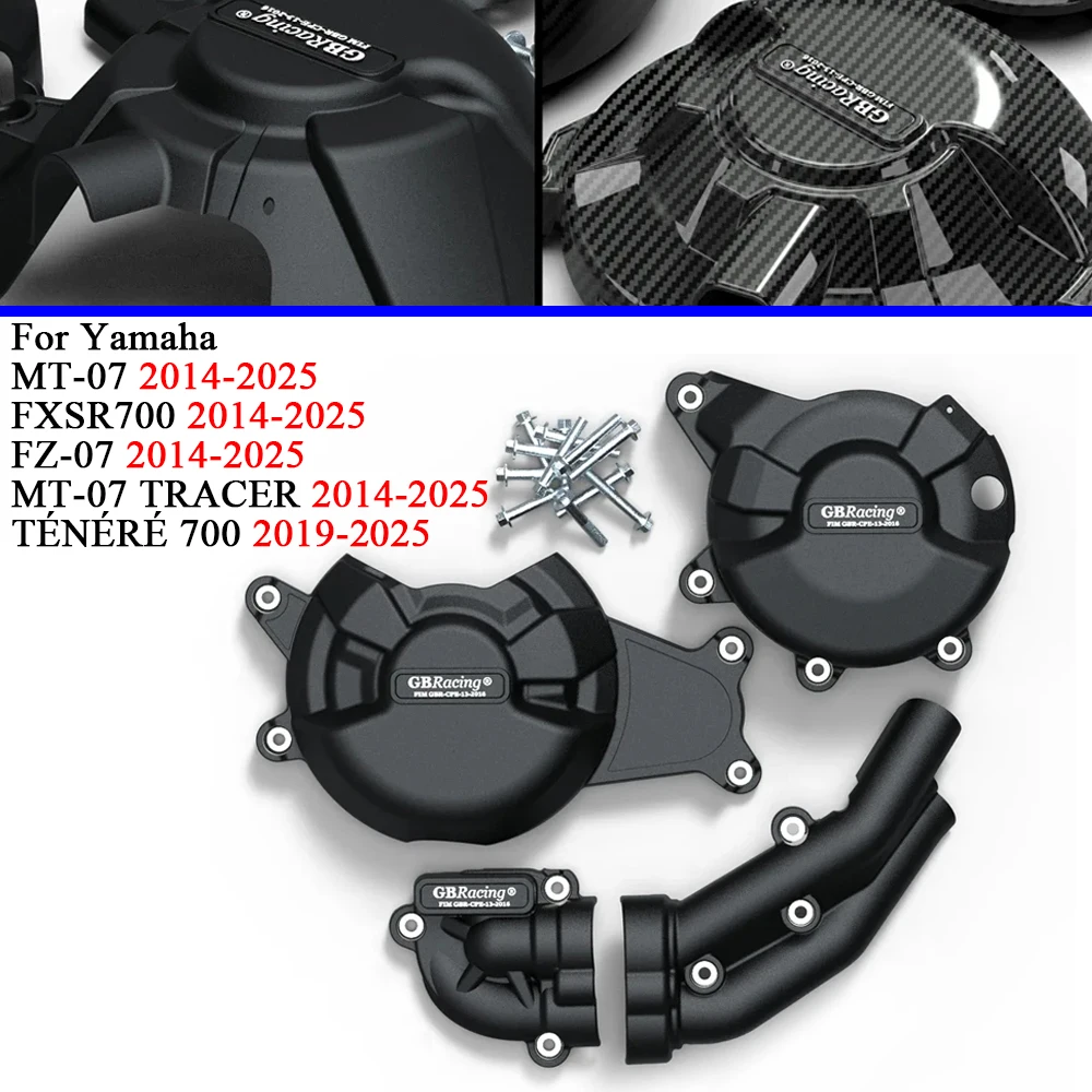 

For Yamaha MT-07/XSR700/FZ-07/MT07 TRACER 2014-2025 TÉNÉRÉ 700 2019-2025 Engine Protection Cover For GB Racing