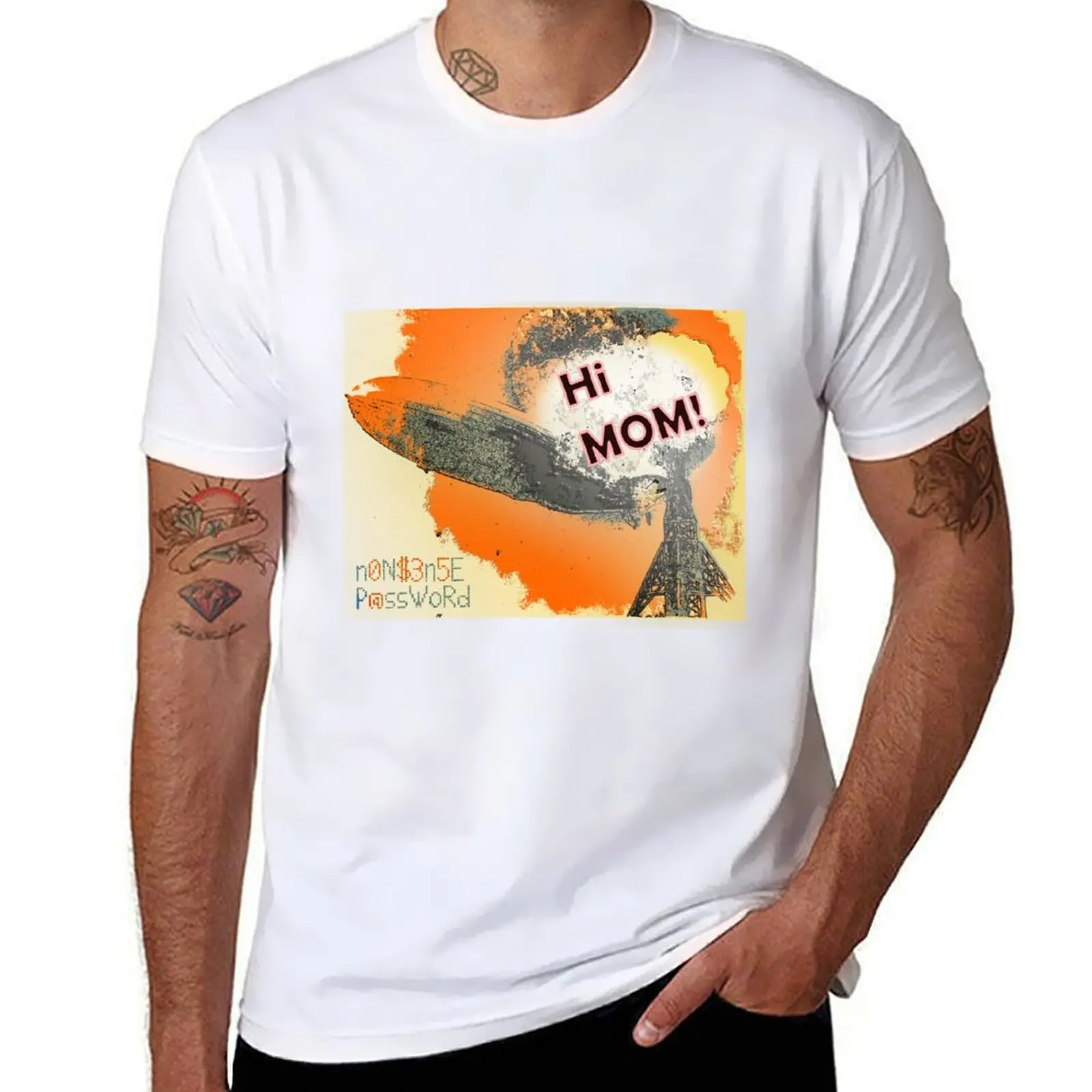 

Hi Mom T-Shirt anime t shirts for man man t shirt summer T-Shirt