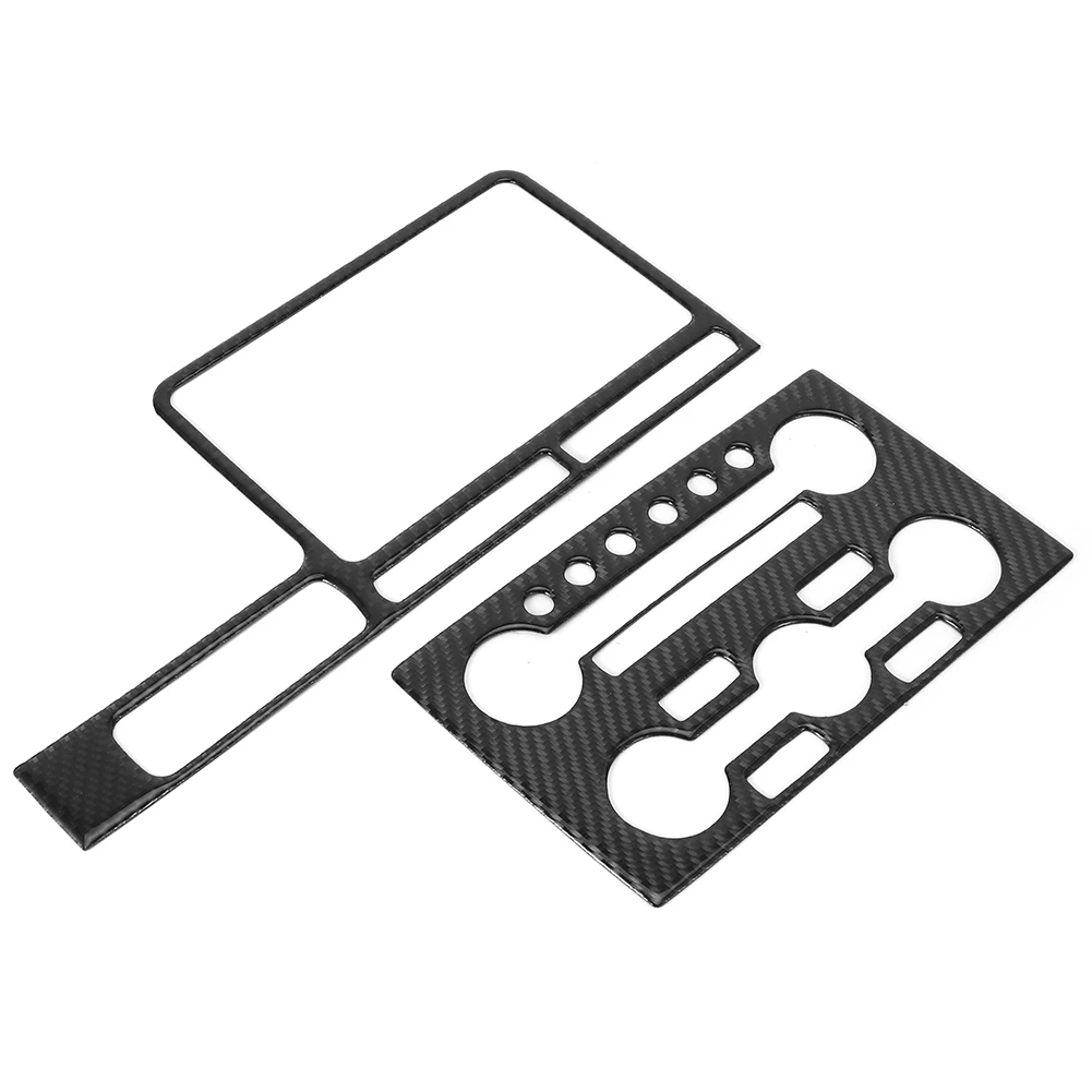 

2 шт./компл. накладка на центральное управление из углеродного волокна, подходит для Nissan GTR R35 08-16