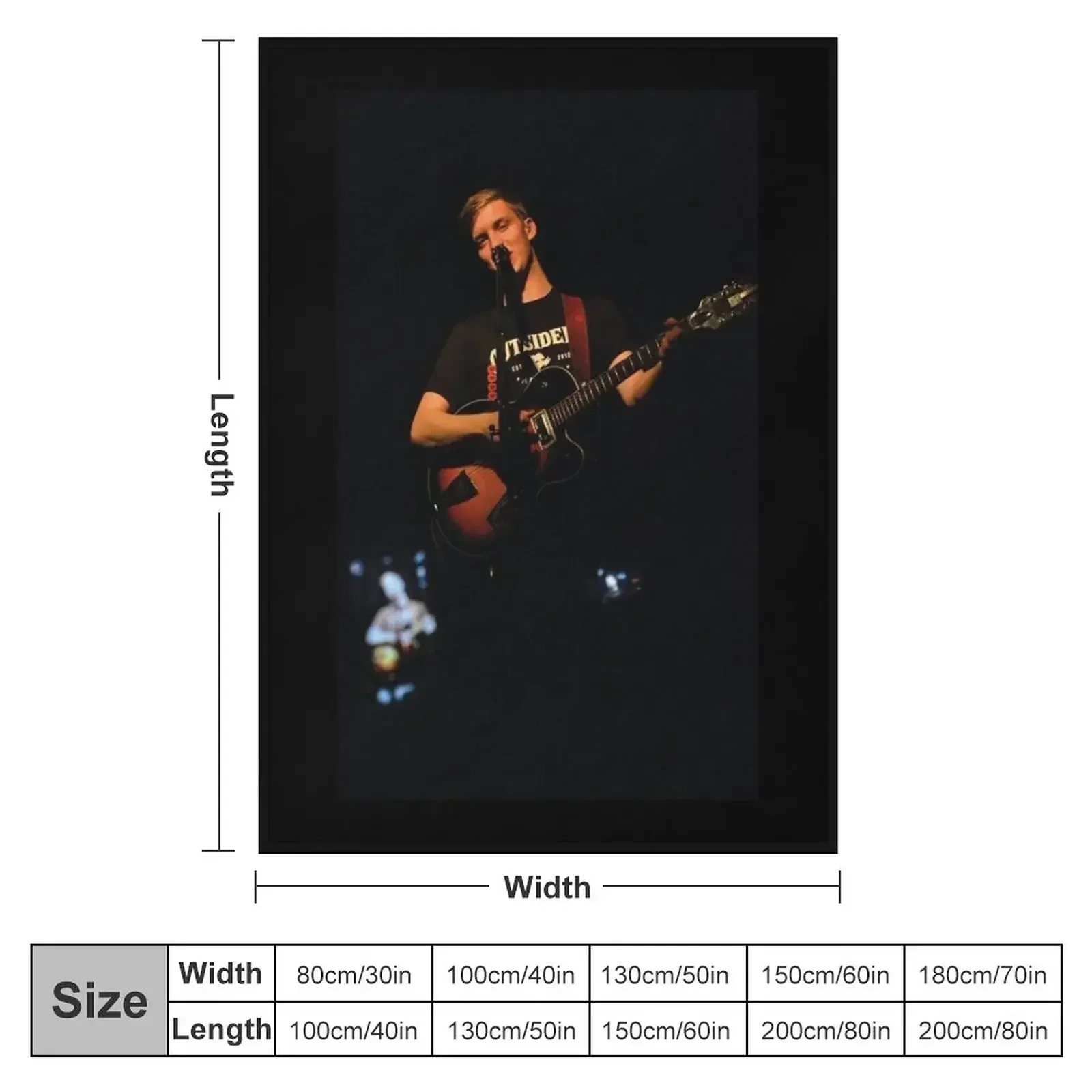 George Ezra George Throw Blanket couch cozy soft plush fuzzy picnic outdoor blanket