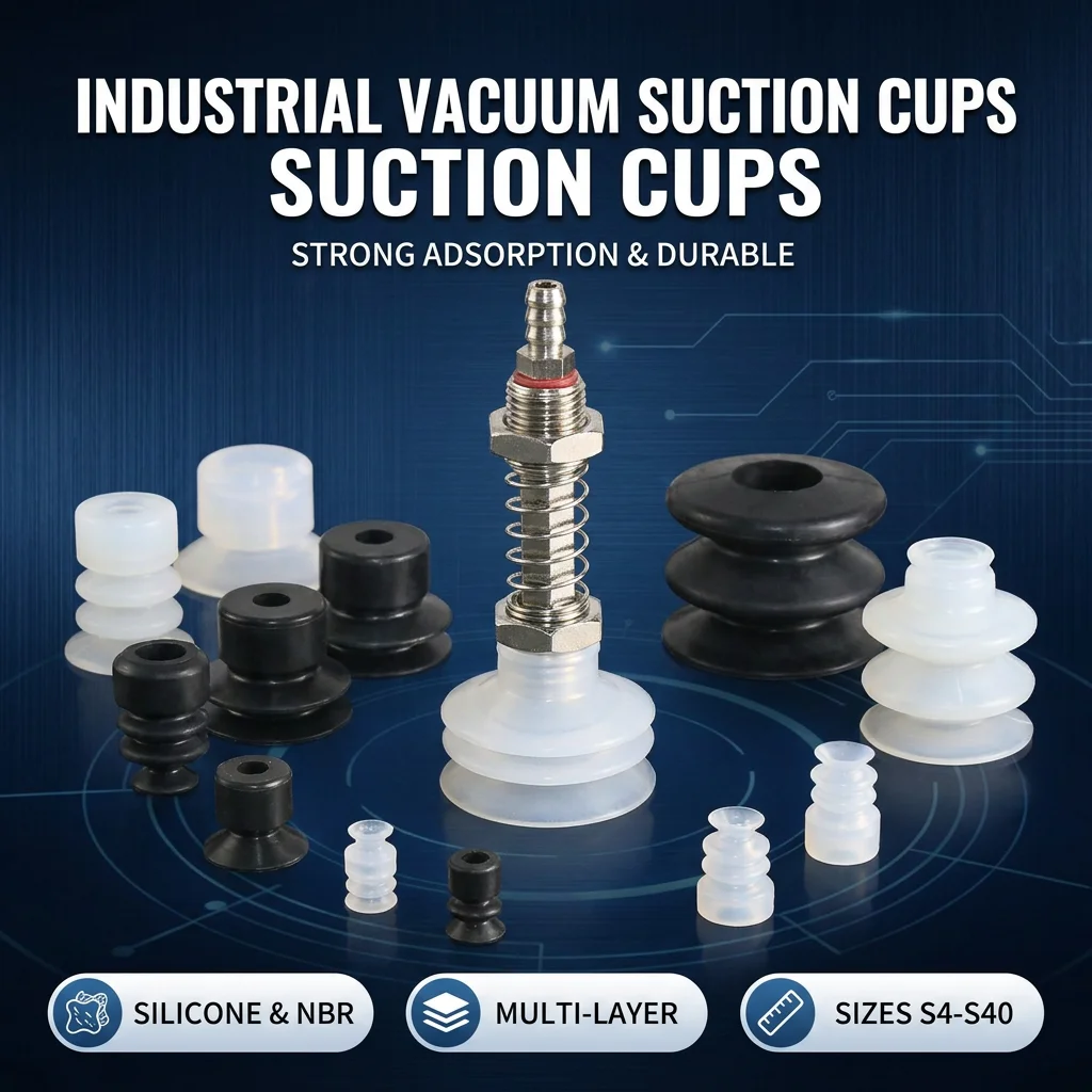 10PCS DP/SP/MP-06/08/10/12/15/20/25/30/40 Mini Pneumatic Vacuum Suction Cup